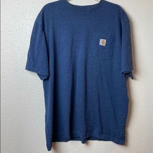 Carhartt Men’s Short Sleeved T-Shirt - Size XL Royal Blue